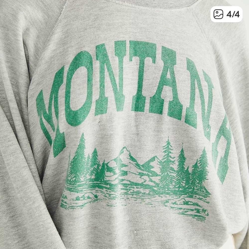 Free People Big Sky Crewneck large - Picture 3 of 16